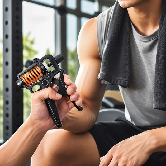 Adjustable R-Shaped Hand & Forearm Grip Trainer (5–165 kg Resistance)