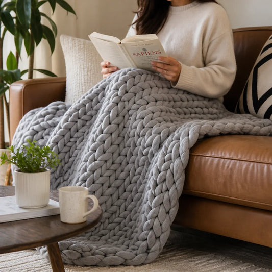 All-Season Breathable Machine Washable Weighted Blanket