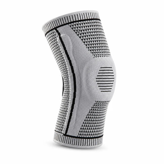Breathable Non-Slip Targeted Knee Compression Sleeve with Side Stabilizers