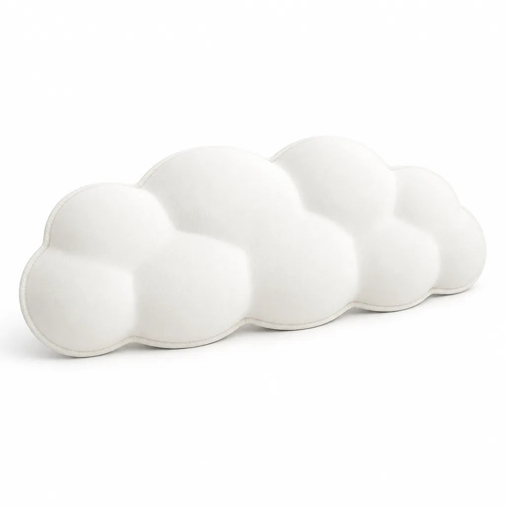 Cloud-Shaped Memory Foam Keyboard Wrist Rest with Non-Slip Base