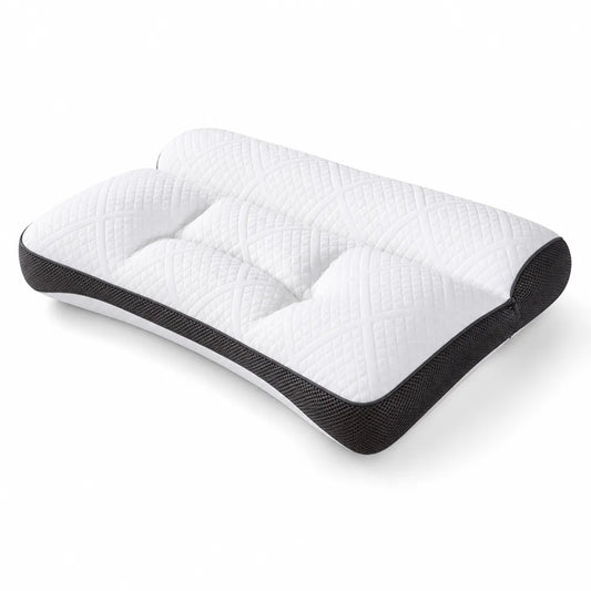 Contour Support Polyester Fill Removable Cover Neck Pillow (40 x 60 cm)