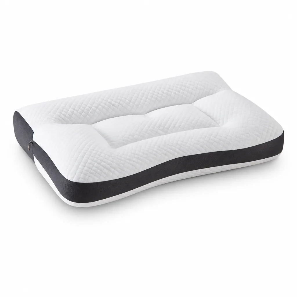 Contour Support Polyester Fill Removable Cover Neck Pillow (40 x 60 cm)