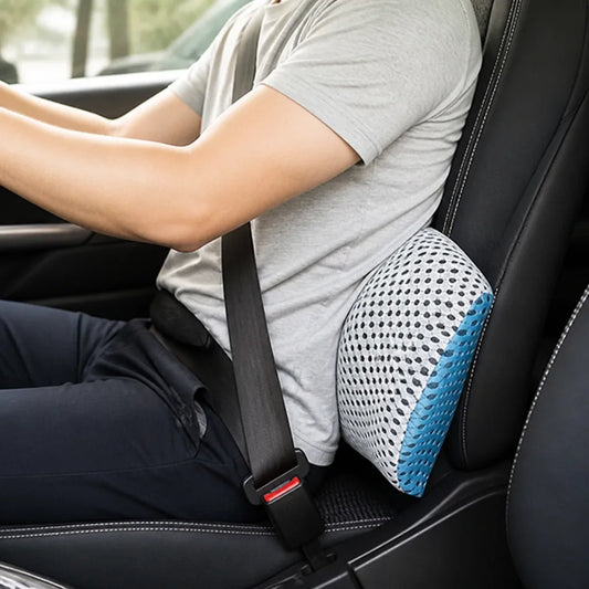 Contoured Orthopedic Lumbar Pillow (Removable Washable Cover)