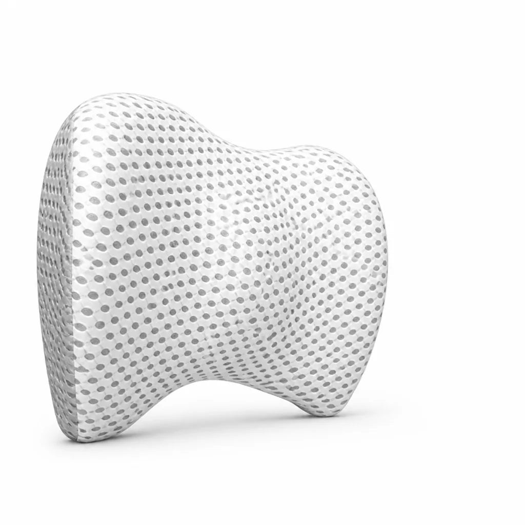 Contoured Orthopedic Lumbar Pillow (Removable Washable Cover)
