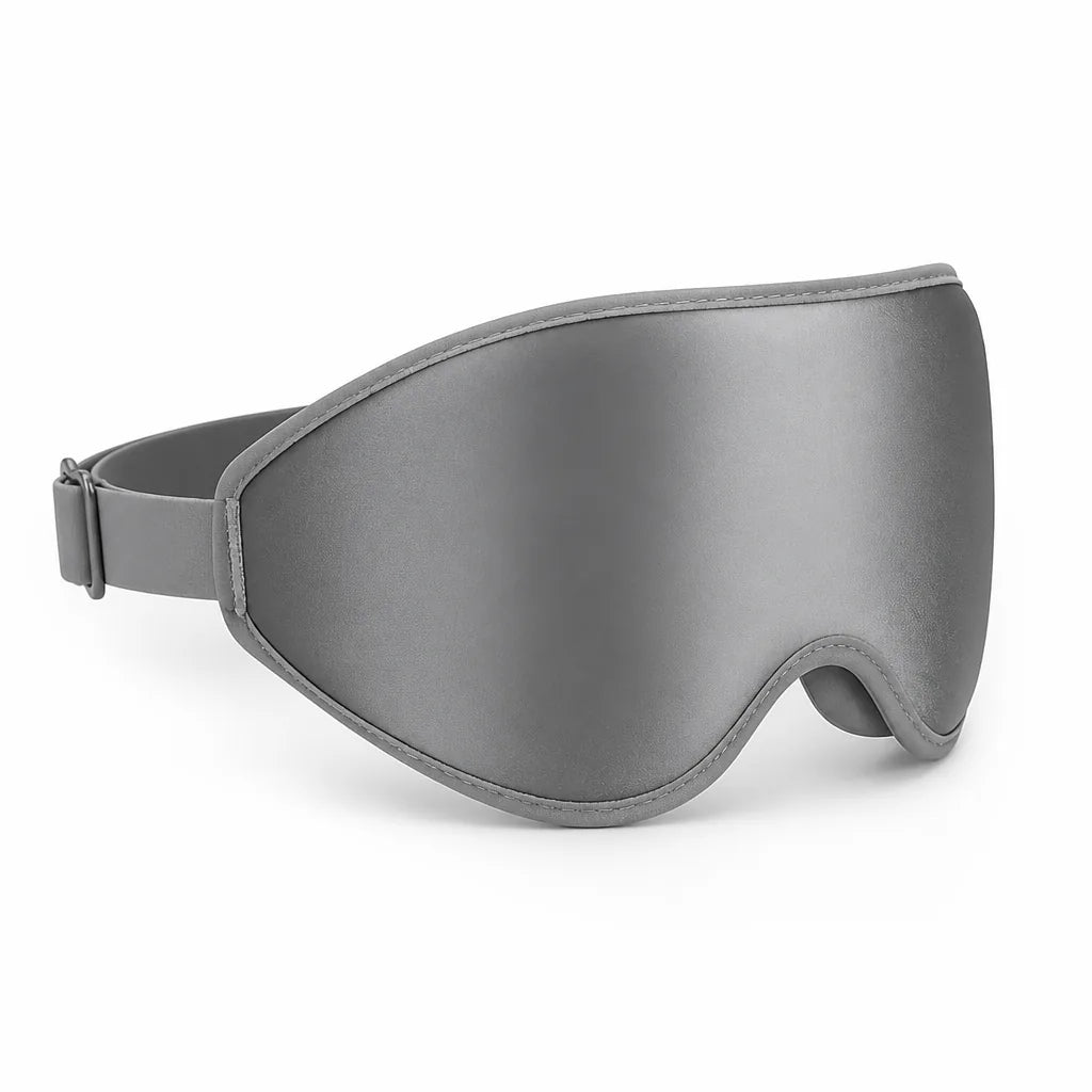 Contoured Silk Sleep Mask With Adjustable Strap
