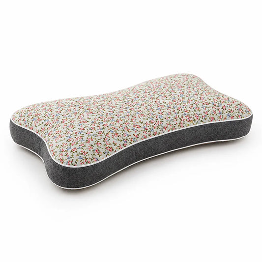 Ergonomic Floral Hypoallergenic Neck Pillow (Removable Washable Cover)