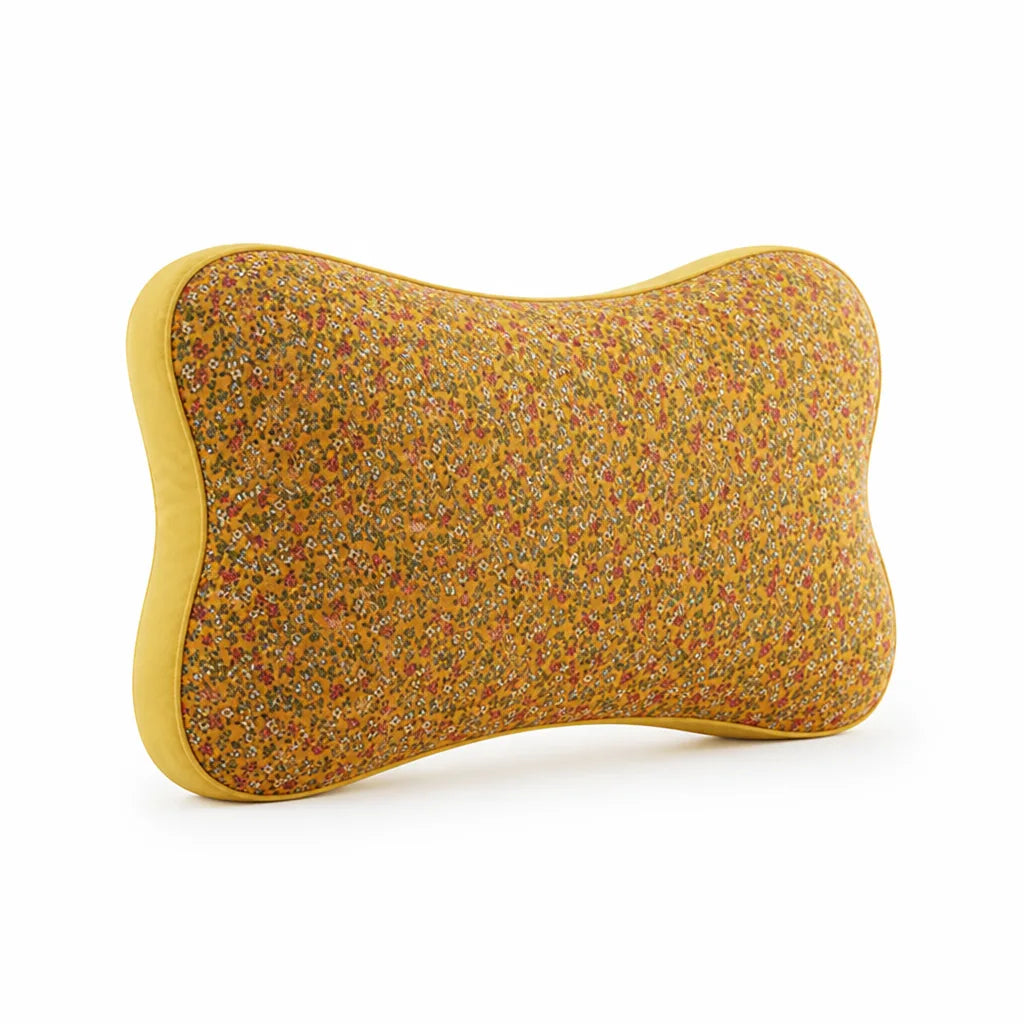 Ergonomic Floral Hypoallergenic Neck Pillow (Removable Washable Cover)