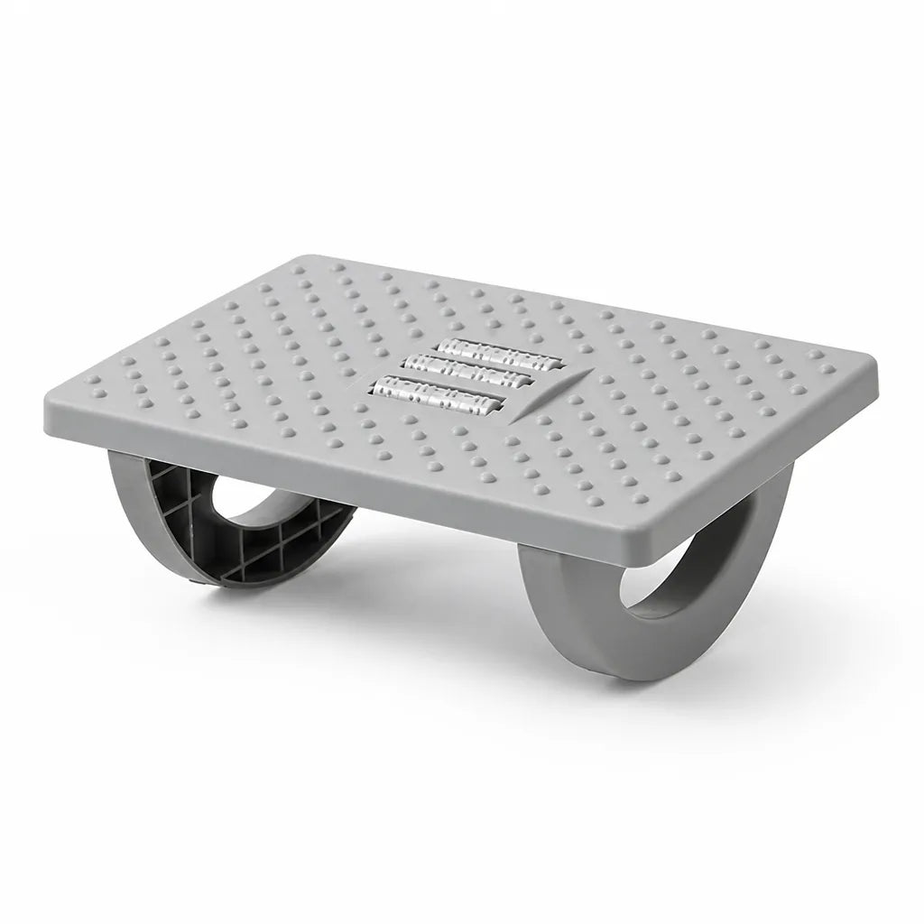 Ergonomic Under-Desk Massage Rollers Footrest (35 x 24 x 13 cm)