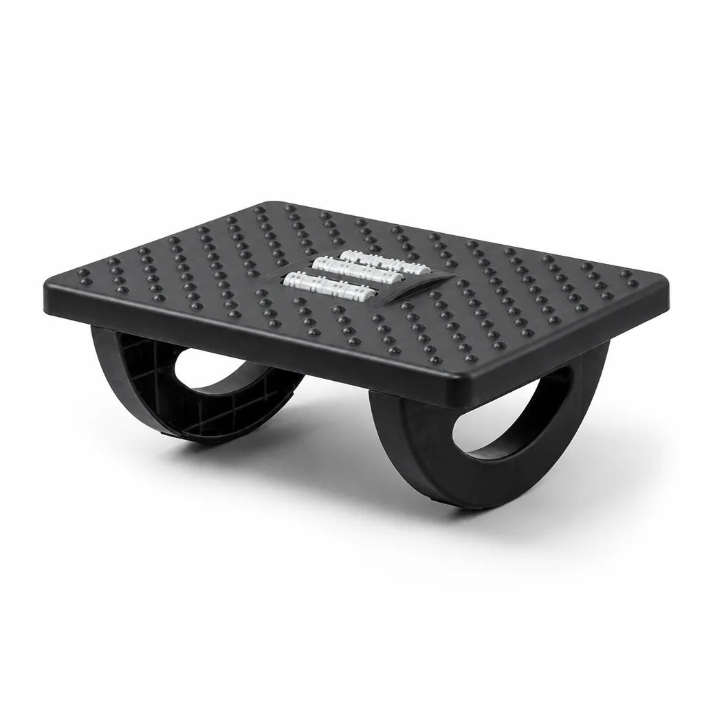 Ergonomic Under-Desk Massage Rollers Footrest (35 x 24 x 13 cm)