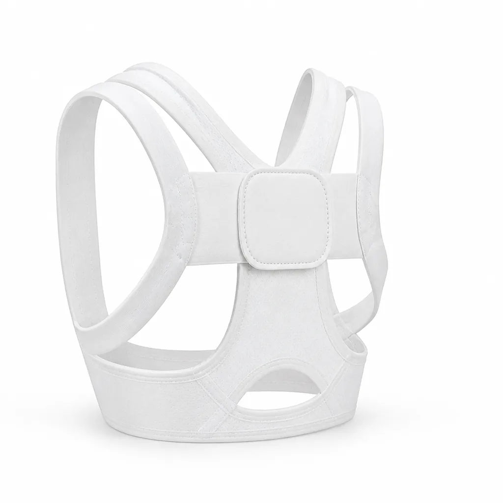 Invisible Under-Clothing Posture Corrector Brace (Adjustable Hook-and-Loop Straps)