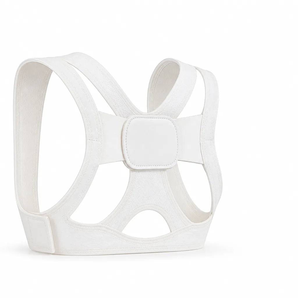 Invisible Under-Clothing Posture Corrector Brace (Adjustable Hook-and-Loop Straps)
