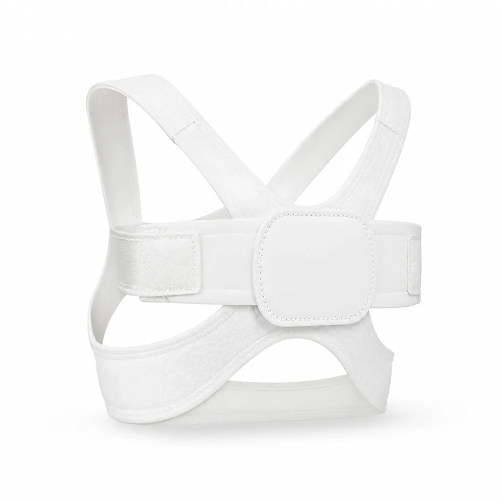Invisible Under-Clothing Posture Corrector Brace (Adjustable Hook-and-Loop Straps)