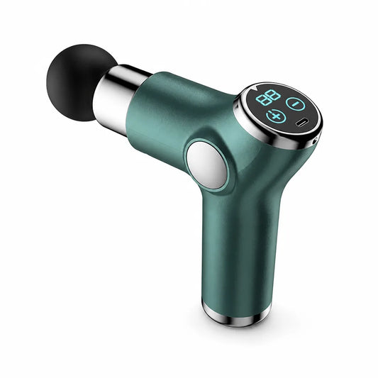 Portable Handheld Vibrational Massage Gun (Rechargeable, 1-Hour Battery)