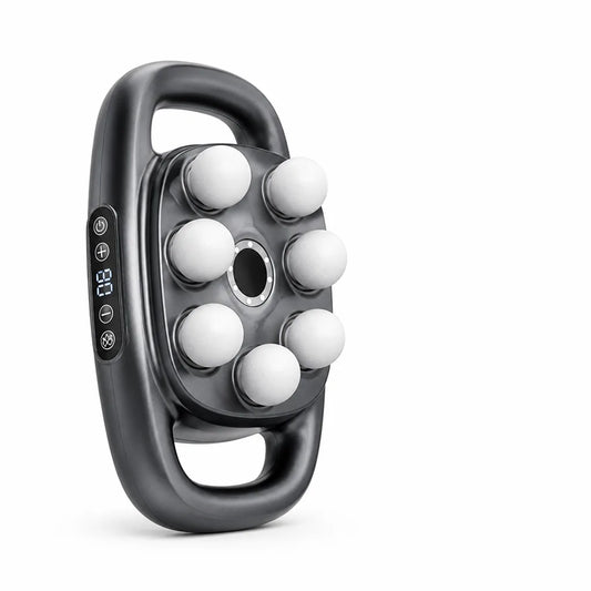 Rechargeable Heat Therapy Handheld Percussion Massager (8-Head)