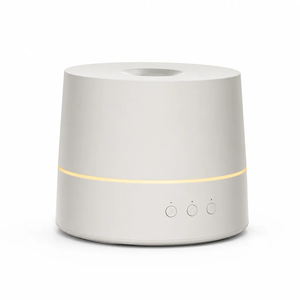 Ultrasonic Aromatherapy Humidifier With Ambient LED Lighting And Timer
