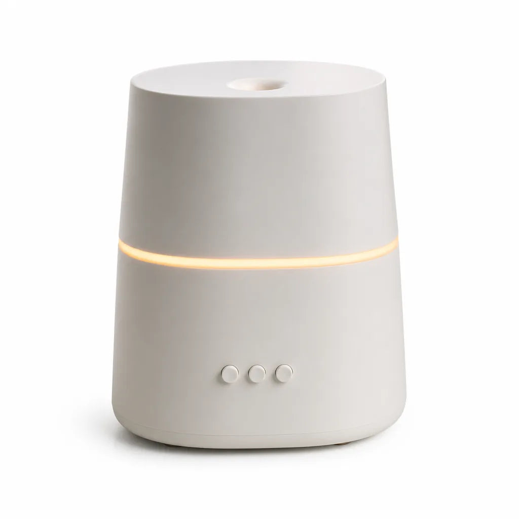 Ultrasonic Aromatherapy Humidifier With Ambient LED Lighting And Timer