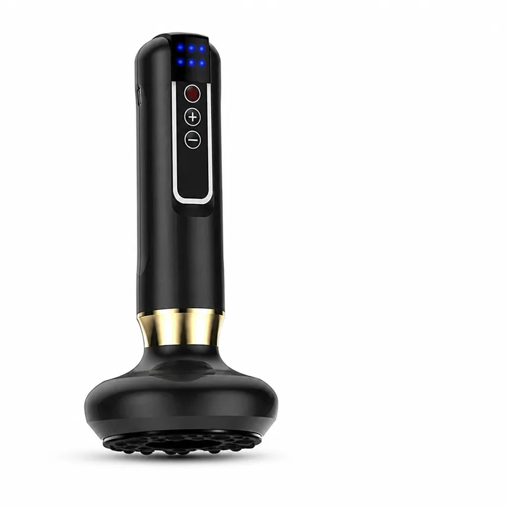 Wireless Rechargeable Adjustable Suction Electric Cupping Massager (6 Levels)