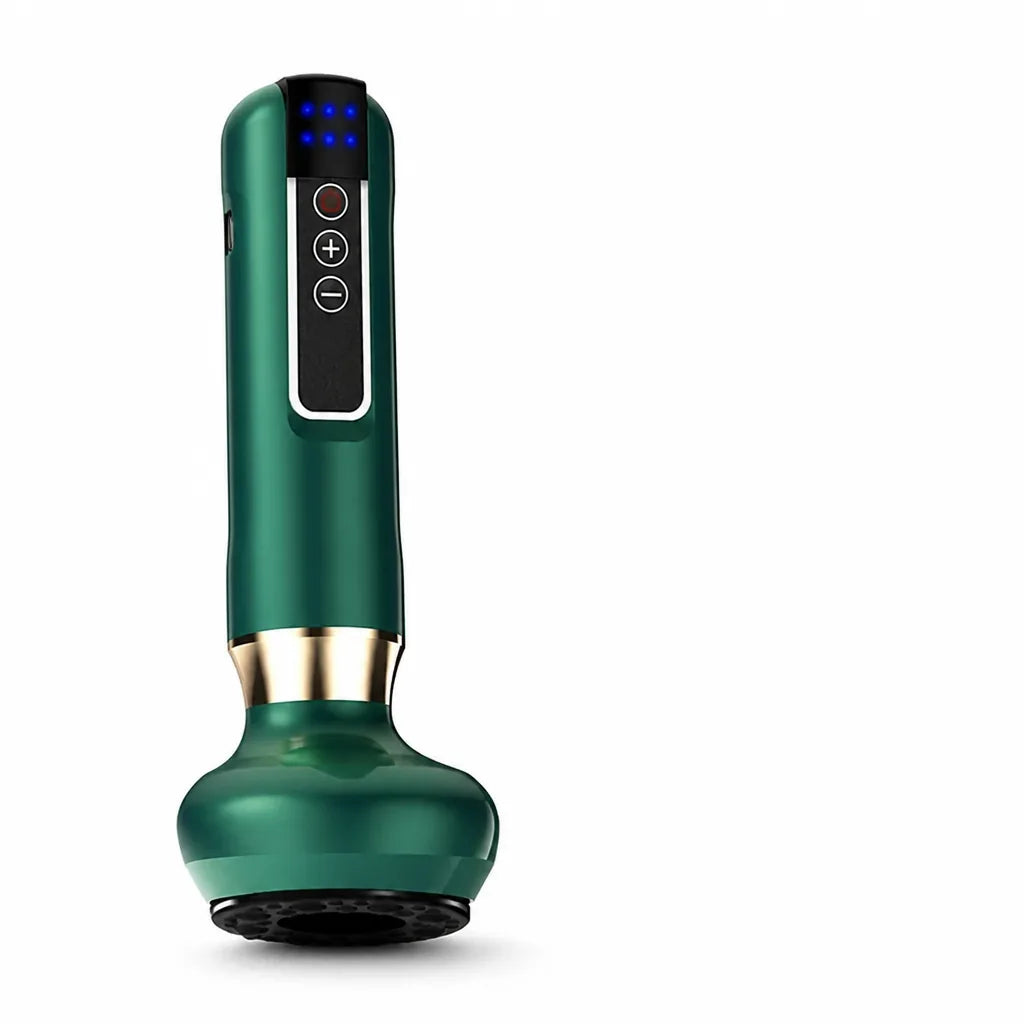 Wireless Rechargeable Adjustable Suction Electric Cupping Massager (6 Levels)